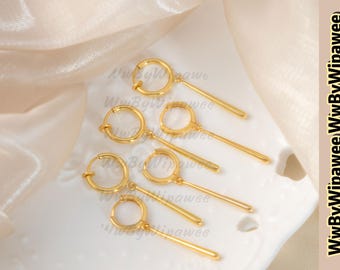 zoro,S925 drop earring,Sterling silver, 14k gold plated,zoro Earrings,COS,gold earring,anime cosplay,single earring,S925 Earring,gift,anime