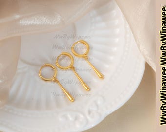 zoro,Sterling silver, zoro Earrings,S925 drop earring,14k gold plated,COS,gold earring,anime cosplay,single earring,S925 Earring,gift,anime
