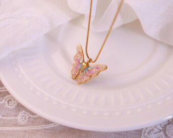 Christmas gift, Mariposa necklace, butterfly necklace, fairy girl butterfly necklace, magic butterfly necklace, memorial gift