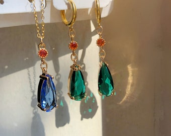 S925 Howl’s Necklace,Howl’s Earrings,Howl,Sophia cos,S925 Necklace Set,Crystal,howl earring,Sophia earring,howl cos,cosplay