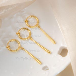 zoro,14k gold plated,zoro Earrings,S925 Earring,S925 drop earring,Sterling silver, COS,gold earring,anime cosplay,single earring,gift,anime