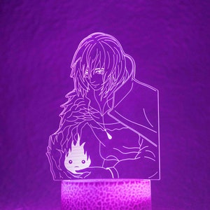 howl light,Howl LED Desk Light/NightLight,Howl acrylic Night Light,howls Night Light,Moving Light,Gifts for friends and lover