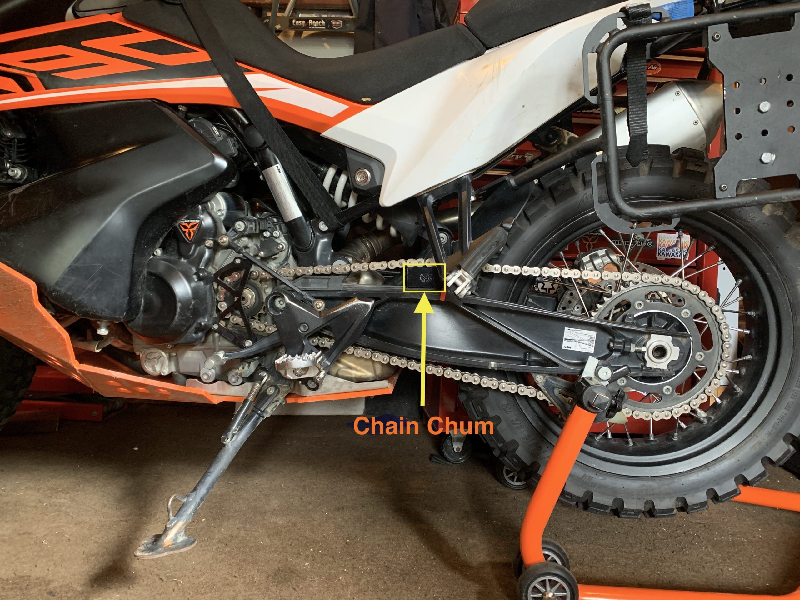 Motorcycle Chain Tension Tool - KTM 790 890 & Husqvarna Norden 901