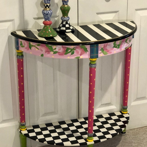 Half Moon Table - Etsy