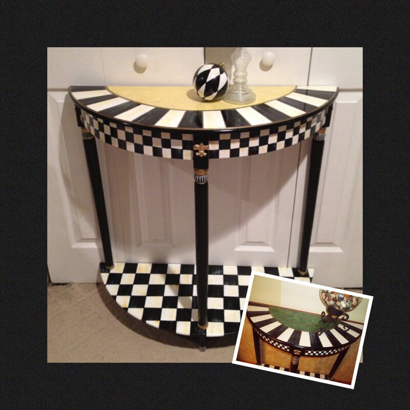 Half Moon Table - Etsy