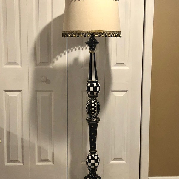 Black and White Lamp Etsy