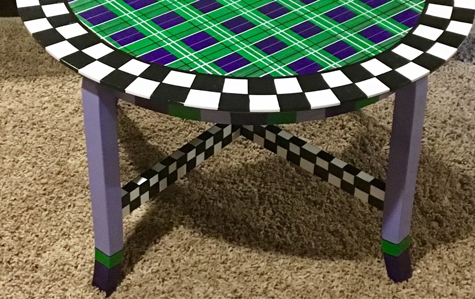 Whimsical Painted Coffee Table Whimsical Furniture Painted Etsy