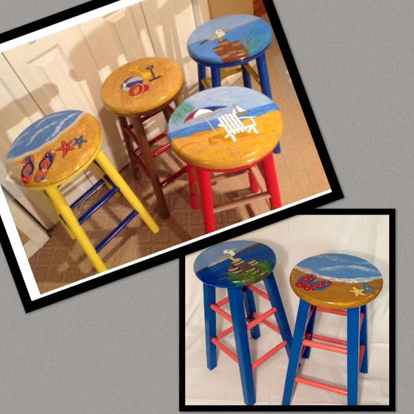 Nautical Bar Stool - Etsy