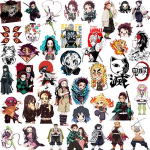 Paquete de más de 40 logotipos de Demon Slayer, archivos SVG, paquete SVG en capas, Cricut, archivos de corte, archivo vectorial digital en capas