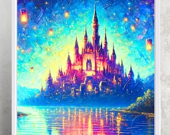 【最終値下げ】塔の上のラプンツェル　アールビバン絵画 ラプンツェル アールビバン絵画(ディズニー) - メルカリ