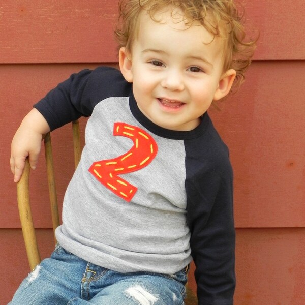 Aspen CUSTOM LISTING.  3 super cute number t shirt raglans by american apparel.