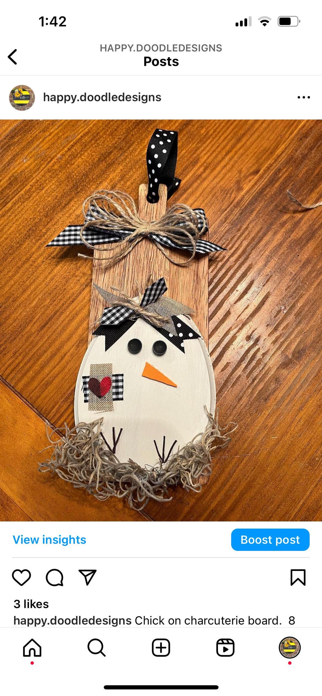 Wooden Country Chicken Decor - Etsy