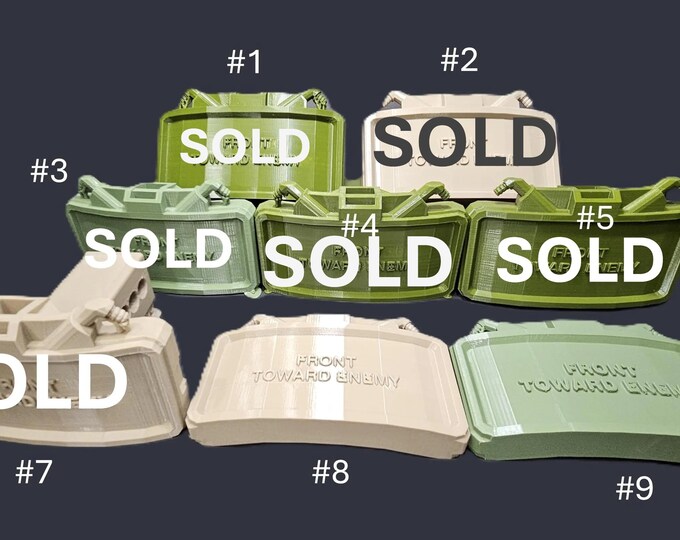 Scratch and Dent Claymore hitch covers (pick the number you want)