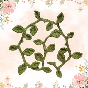 Leaf Garland Crochet Pattern (PDF) – Instant Download | Spring & Autumn Decor Leaves