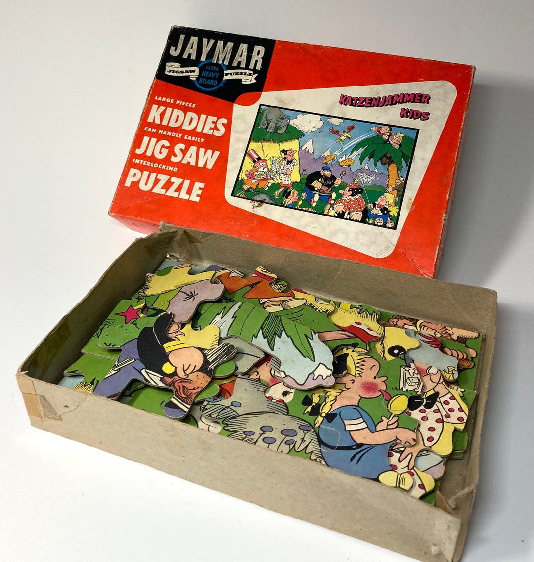 Vintage Katzenjammer Kids Puzzle Jaymar Jigsaw Puzzle Etsy