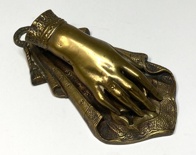 Vintage Brass Hand Clip for Wall or Desk Victorian Hand Clip Etsy