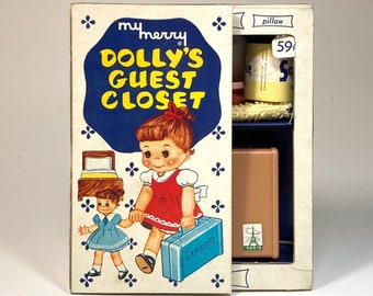 Vintage Doll Toy, My Merry Dolly’s Guest Closet