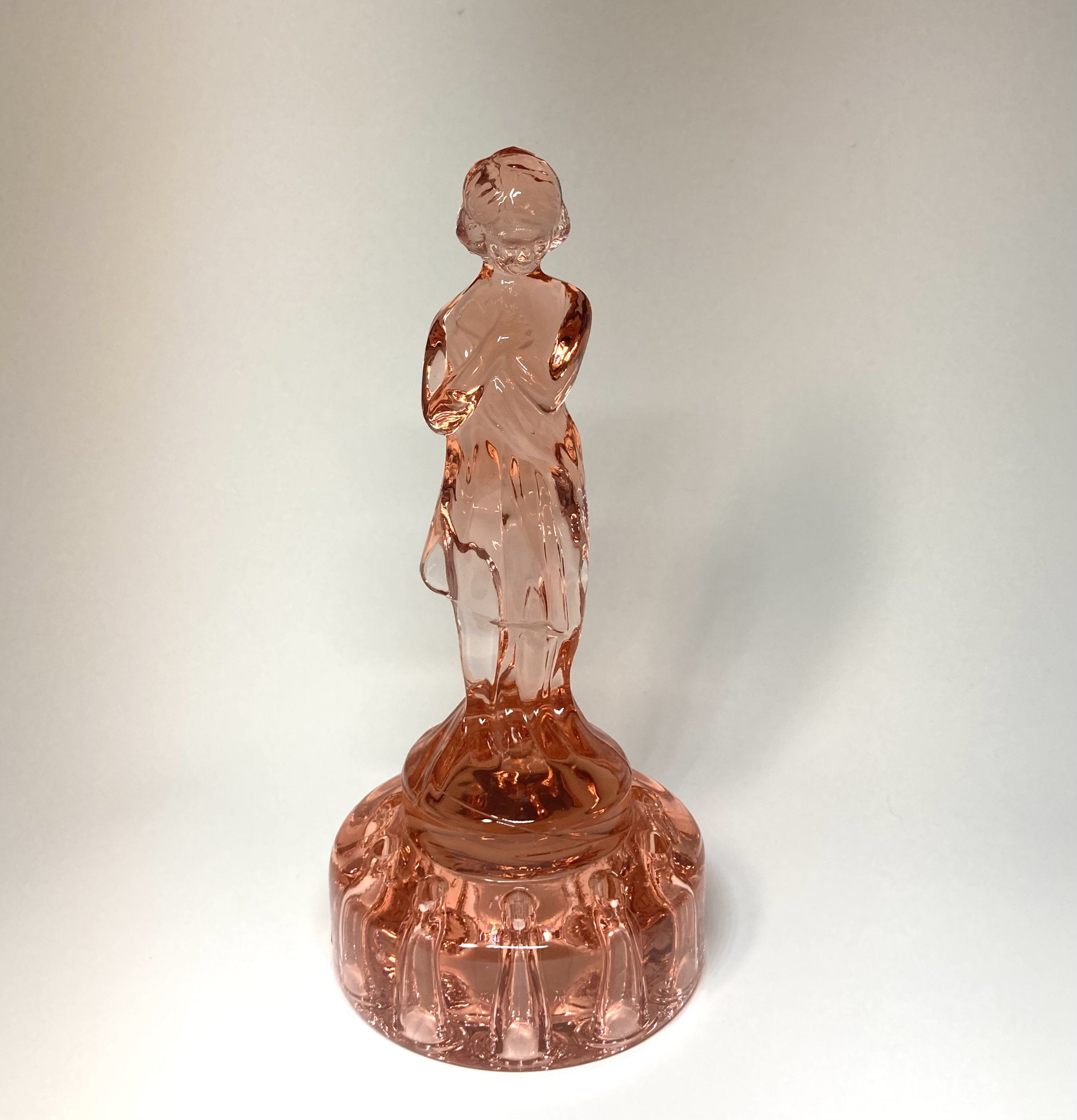 彫刻・オブジェ AUMBAK CrystalCube S Long size Lady's Osaka Castle Recognition 3D Engraved Crystal Figurine: Japanese