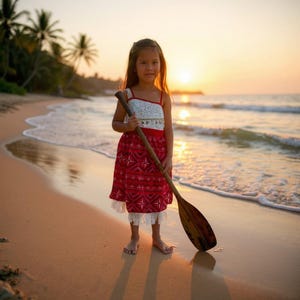 Moana Wayfinder Kleid, Moana Kostüm, Moana verkleiden, Moana inspiriertes Kostüm für Mädchen, Moana verkleiden sich Kostüm