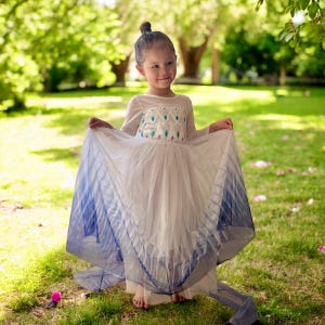 Princess Elsa inspired dress, Elsa dress up dress, Princess dresses for girls, Elsa costume, Frozen 2 dress up, disney inspired