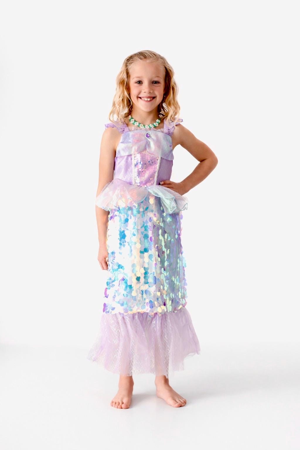 Ariels Purple Sparkle Dress - Etsy