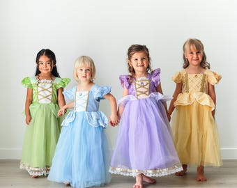 Fairy Tale Princess Costume, Elegant Cotton Dress for Girl Toddler Princess  Outfit, Perfect for Birthday and Dress-up, Ideal Christmas Gift - Etsy