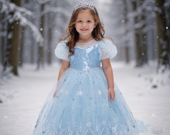 navy blue dress for baby girl Amazon.com: Luzlen Princess Costume for Girls Snow Princess Dress Up Kids  Winter Halloween Birthday Party Blue Outfits, 2-3 Years(Label 100) :  Clothing, Shoes & Jewelry main image 0