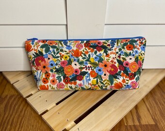 handmadeケース　penny Rifle Paper Co. Garden Party Penny - Handmade Pencil Pouch