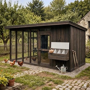 Chicken Coop Plans, DIY Walk in Chicken Run for 12 Chickens - Etsy