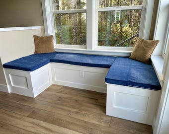 Corner Bench DIY Plan: Kitchen Banquette Seating with Storage (PDF Plan)