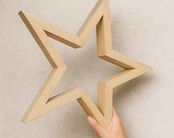 DIY Christmas Star Build Plans, Simple Wooden Decor Ideas, Woodworking Plans, Christmas Tree Decor, Rustic Christmas Star, Wood Star Pattern