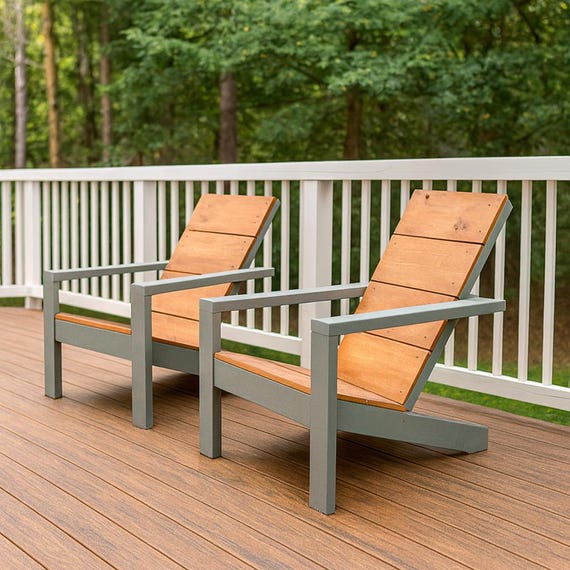 Adirondack Chair Plans: DIY Outdoor Furniture (PDF Download)