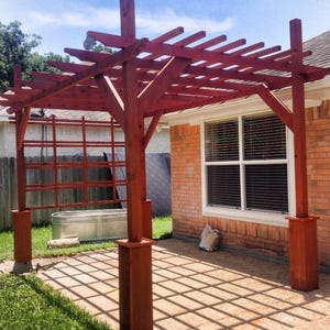 Garden Pergola DIY Plans, Backyard Pergola, Garden Furniture, Wooden Pergola, Complete Plans To Build A Garden Pergola, Woodworking PDF