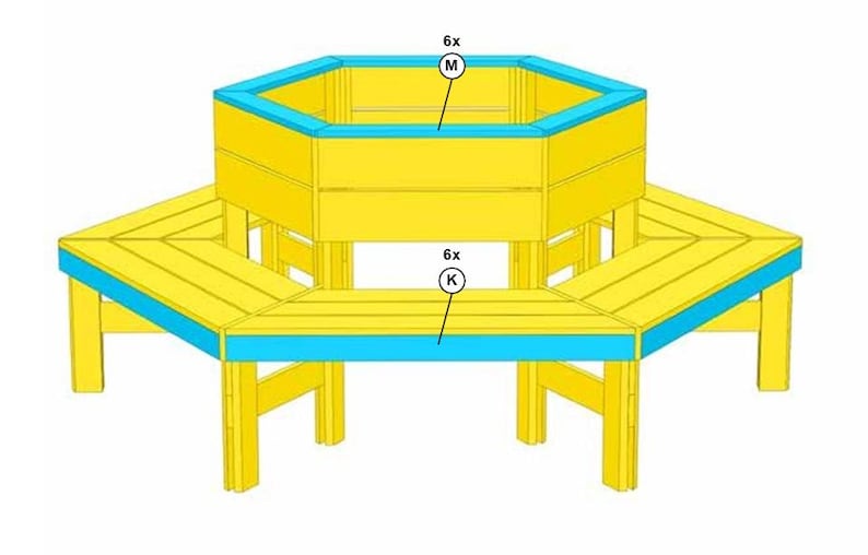 Tree Bench DIY Plan: Wrap Around Garden Seat (PDF Download) - Etsy