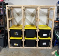 Costco/Sams Club/Home Depot 27-Gallon storage tote plans, includes multiple size plans, garage or basement organization plans, PDF Download