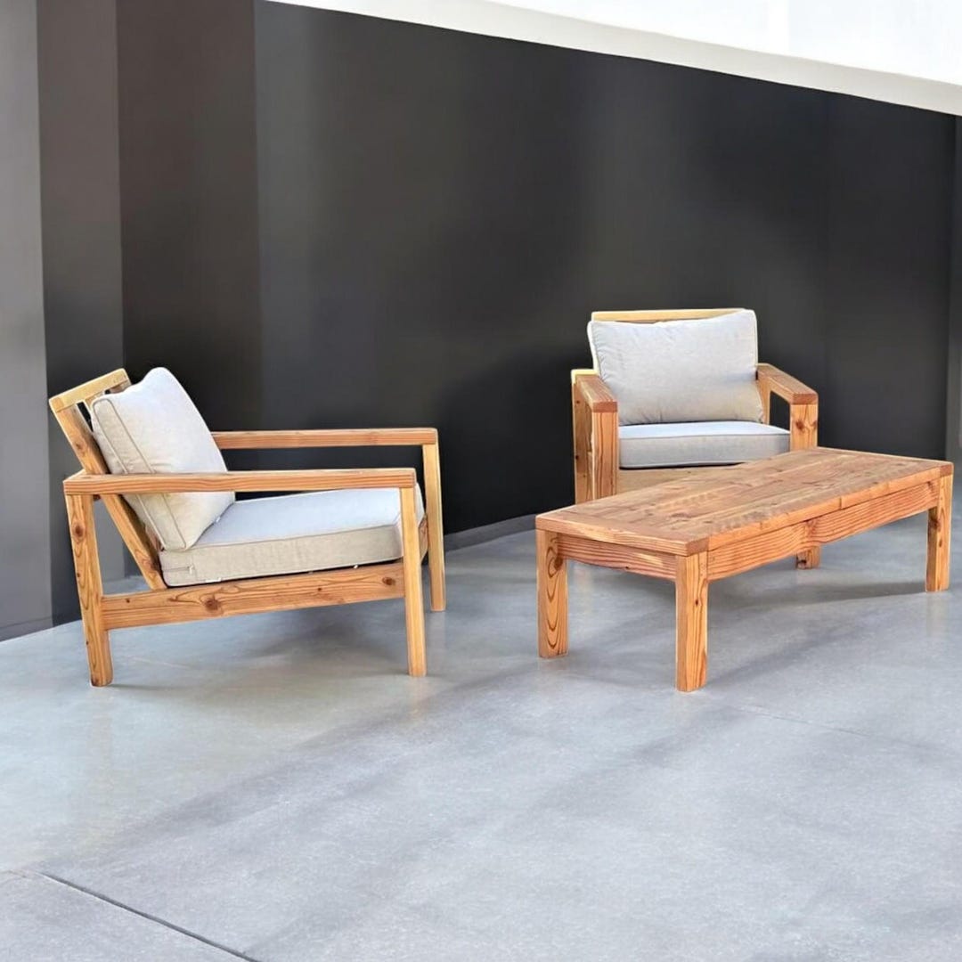 Progetto fai da te per sedia da esterno moderna: PDF per la