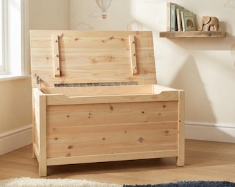 DIY Farmhouse Kids Toy Box Plans | Wooden Storage Chest Build | PDF Download