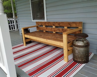 2x4 Holzbank Bauplan: DIY Outdoor Möbel (PDF Download)