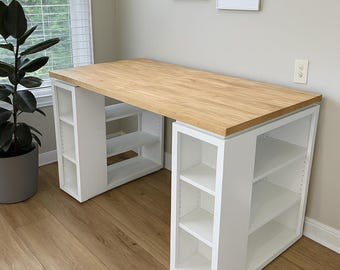 DIY Craft Table Plans: Sewing & Workshop Station (PDF Download)