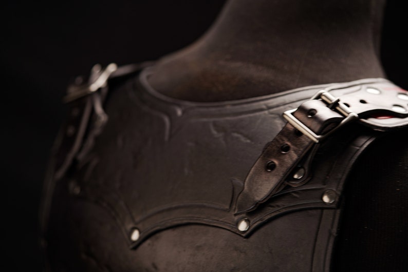 Fantasy Breastplate Pattern Leather Breastplate Pattern Etsy