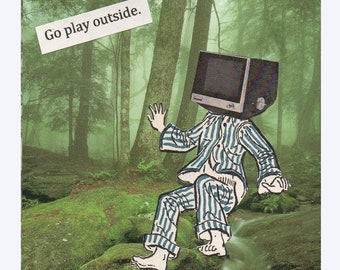 Go Play Outside - Vinyl Sticker