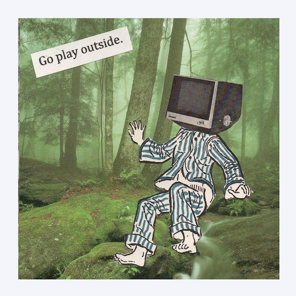 Go Play Outside - Vinyl Sticker