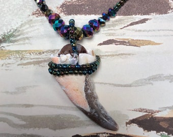 Stone Crab Claw Beaded Necklace