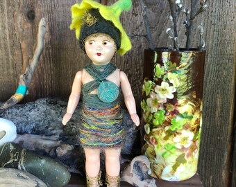Adrie Upcycled Fairy Art Doll
