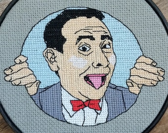Pee-wee Herman Cross-Stitch Pattern: 80s Movie Fan Art (PDF Download)