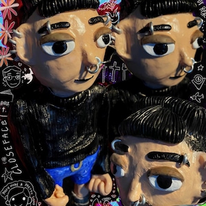stephanie putty handmade clay figure