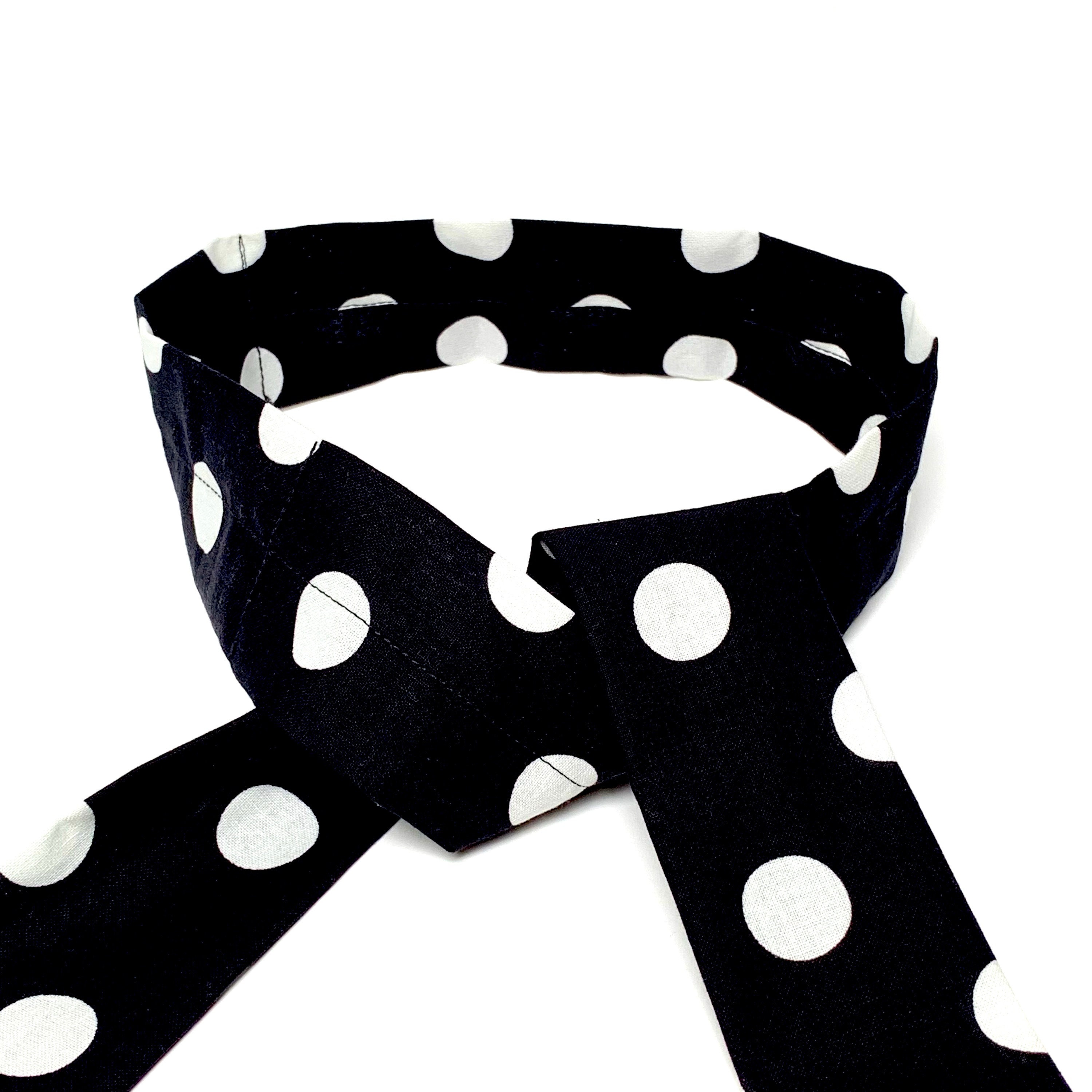 Black Polkadot Cooling Neck Wrap Bandana Cooling Bandana for Etsy UK