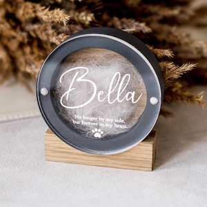 Custom Pet Memorial Gift | Cat loss hair keepsake |  Rabbit, guinea pig hair keepsake clear lid, Dog Memorial custom hair keepsake box horse
