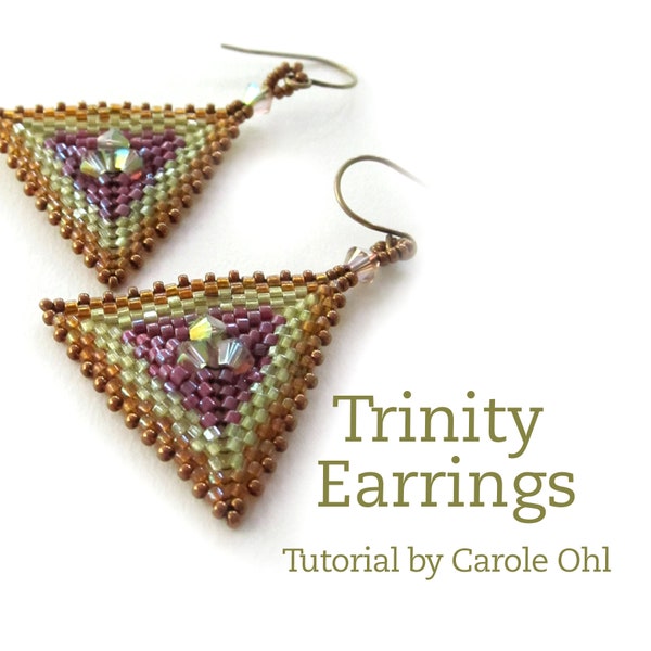 Trinity Earring Tutorial by Carole Ohl