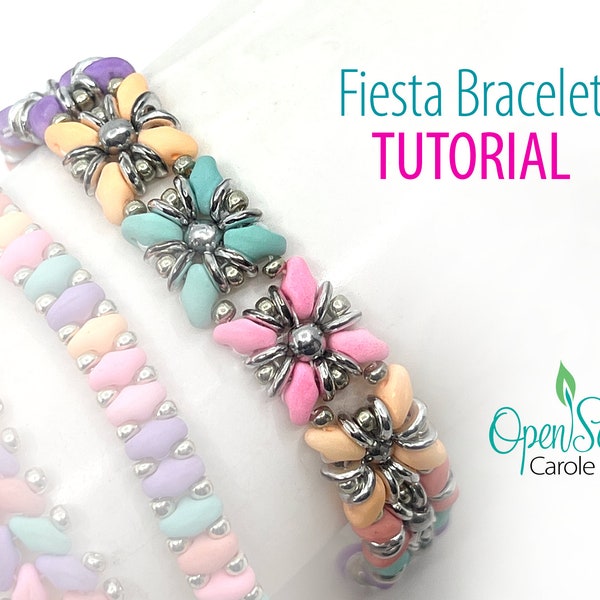 Fiesta Bracelet DIY Tutorial  by Carole Ohl